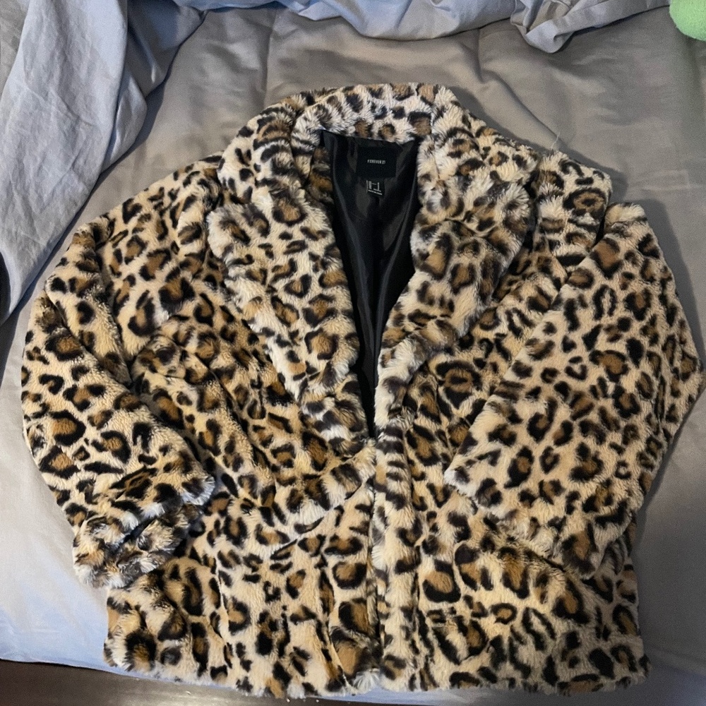 Leopard print jacket